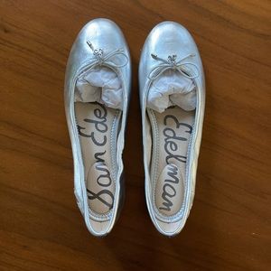 Silver Sam Edelman Felicia Flats Size 7